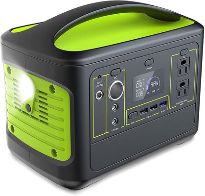 품질  500W Power Station 110V 2 Outlet AC Pure Sine Wave 568Wh 153600mAh Lithium Battery Backup Type Portable Solar Generator 공장